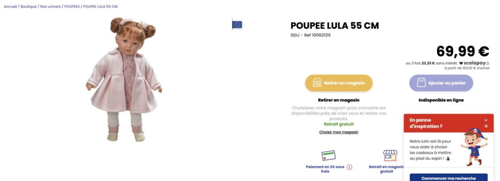 Poupée Lula, une exclu JouéClub