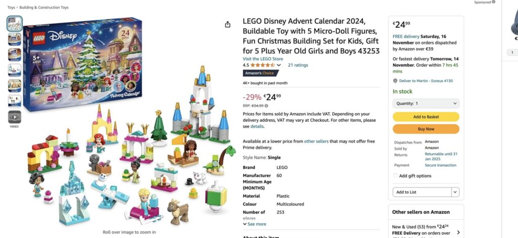 ou un calendrier LEGO ?