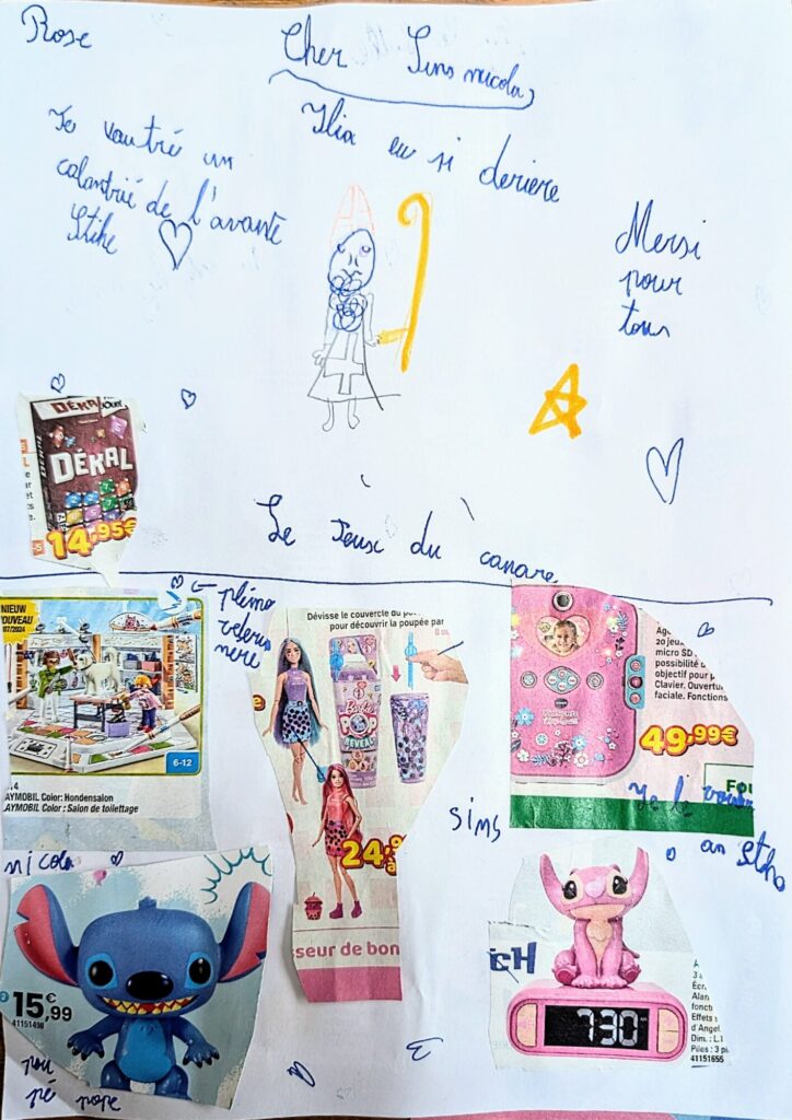 La lettre de Saint Nicolas de Rose, 8 ans