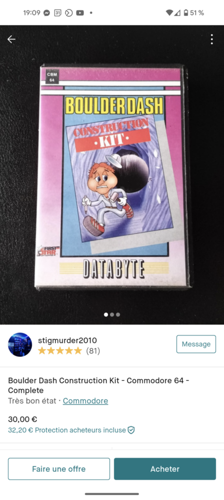 Boulder Dash - C64 - Vinted