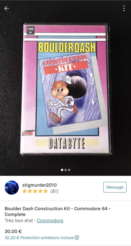 Boulder Dash - C64 - Vinted