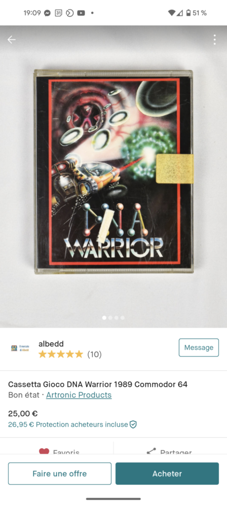 DNA Warrior - C64 - Vinted