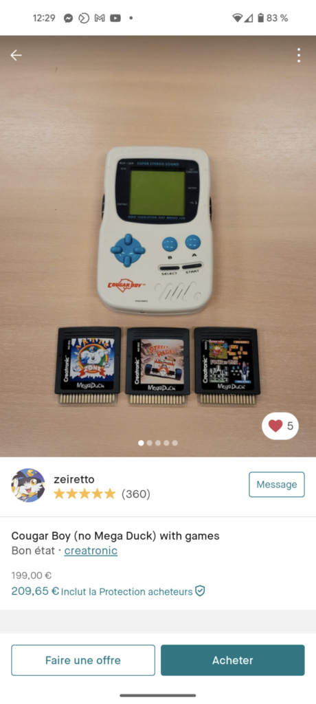 La console mega duck - Vinted
