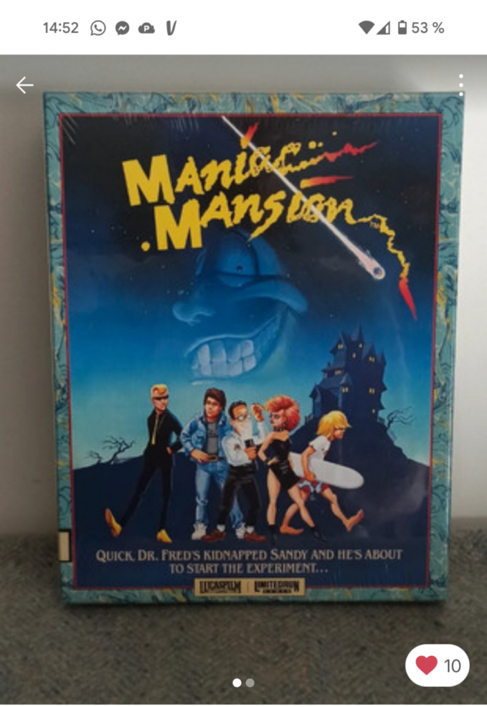 Maniac Mansion PC - Vinted