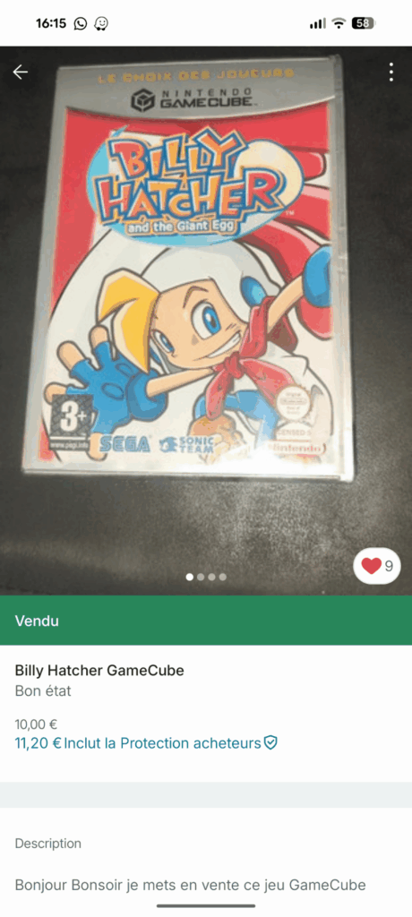 Billy Hatcher and the Egg