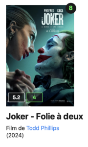 Ma critique de Joker : Folie à deux sur Sens-Critique