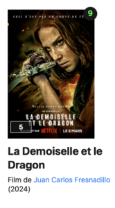 Ma critique de La Demoiselle et le Dragon sur Sens-Critique