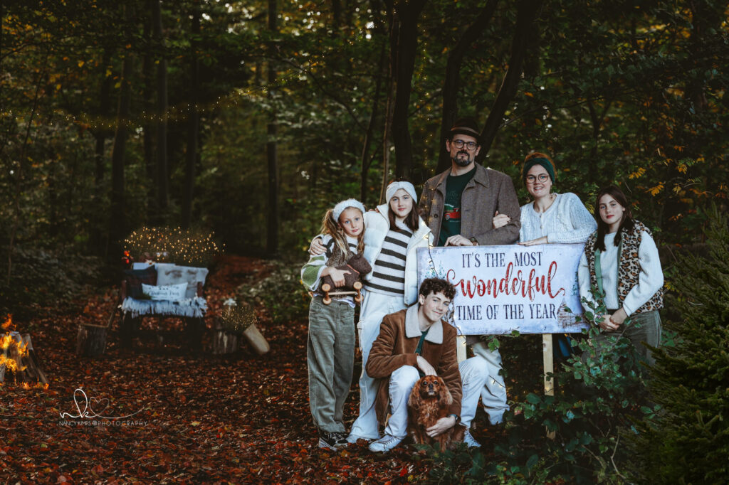 Shooting Noël de notre famille avec Nancy Kimps - 2024