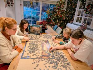 Mission des vacances, un puzzle 1000 pièces des 101 Dalmatiens. On est fou ou pas ; )