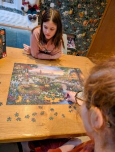 Mission des vacances, un puzzle 1000 pièces des 101 Dalmatiens. On est fou ou pas ; )