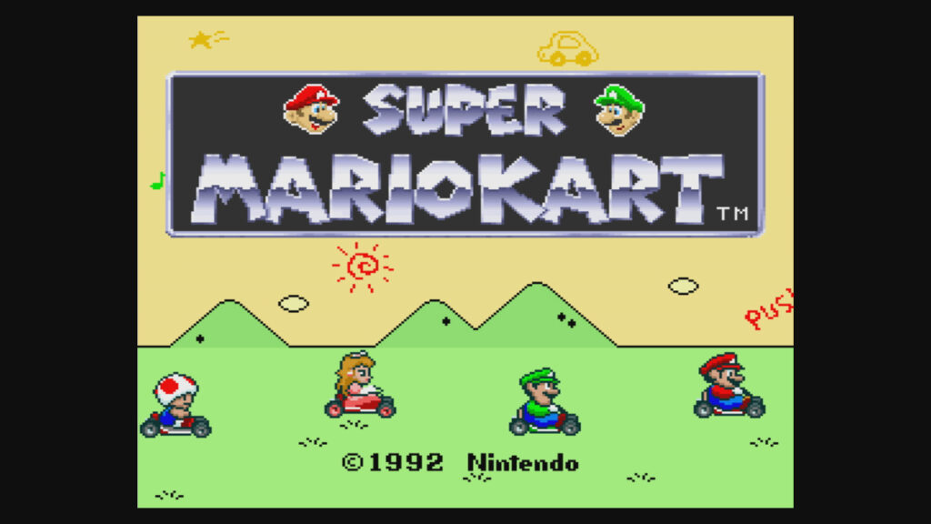 Super Mario Kart - SNES (Nintendo, 1992) -- source © Nintendo, 2010
