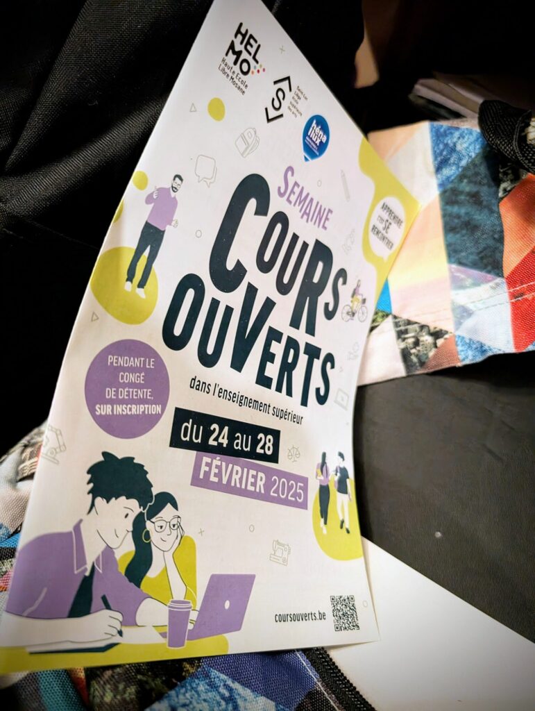 Ce matin, j'ai déposé mon grand gaillard Charly Martin à HELMo Sainte-Croix afin qu'il y découvre ce qui pourrait l'attendre dans son envie de devenir prof de français. - "Des cours de pédagogie ?" - "Ce sont des cours pour apprendre à apprendre" - "Mais ça a l'air trop génial !" Tu as bientôt 16 ans, des tas de portes encore à ouvrir, et c'est un plaisir de voir à quel point il te tardre de changer le monde... Tant par des actes, que par des chansons. #fierdetoi