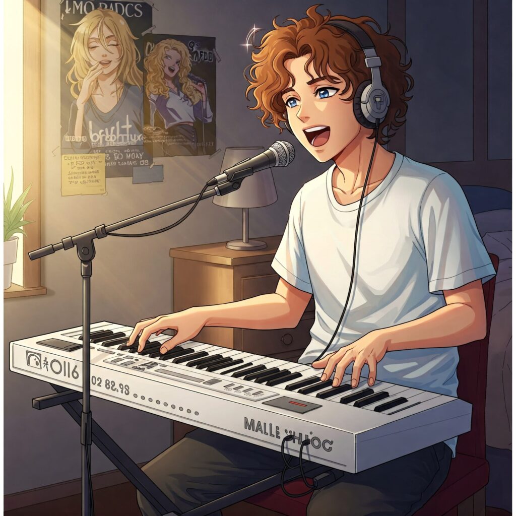Au tour de mon chanteur de fils Charly Martin d'avoir sa version "animé" :))