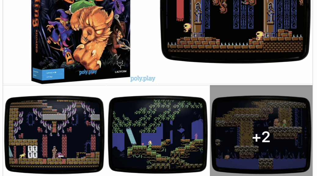 Now available for pre-order: »Wolfling Reloaded« by Lazycow for the #Commodore64. Available as a cartridge in a cardboard box with some extras such as an SD card, poster, manual, and a wolf figurine.