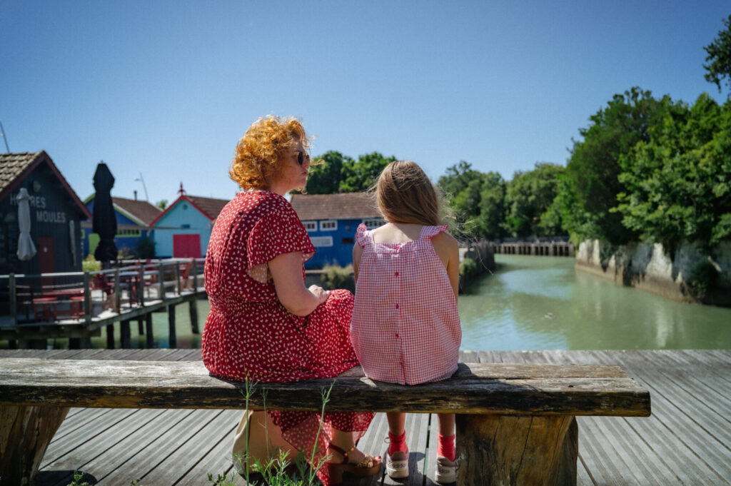Promenade avec Rose sur le port du Château-d'Oléron, 2025