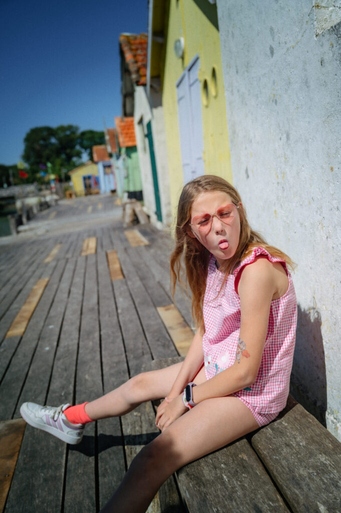 Promenade avec Rose sur le port du Château-d'Oléron, 2025