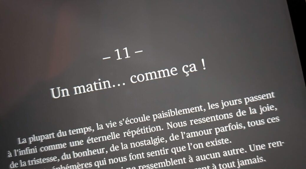 Seulement si tu en as envie