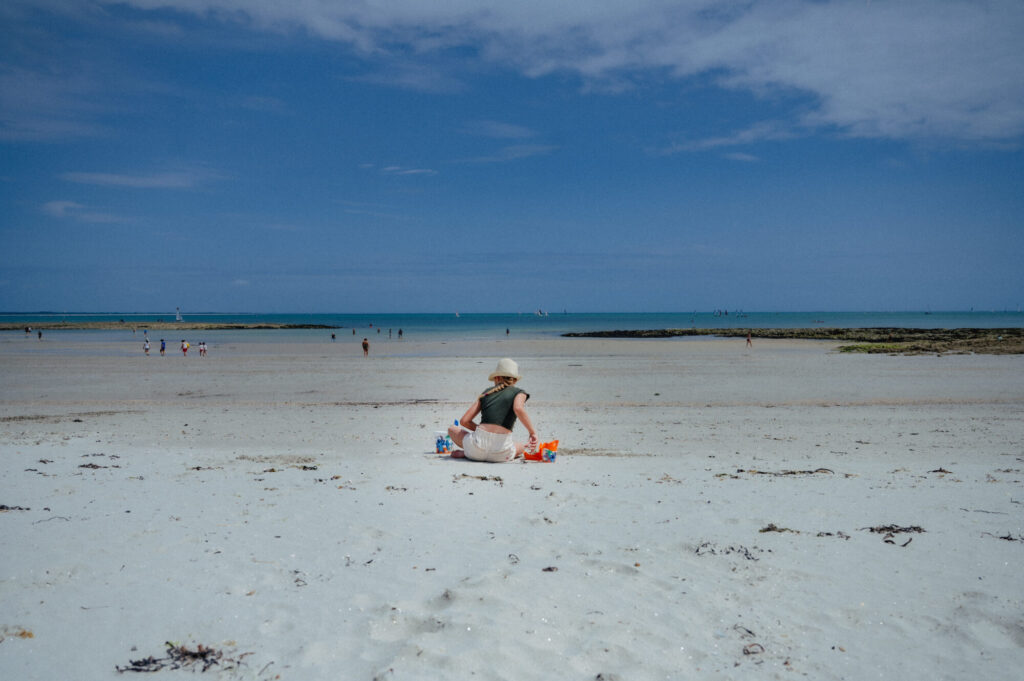 La plage d'Île Tudy