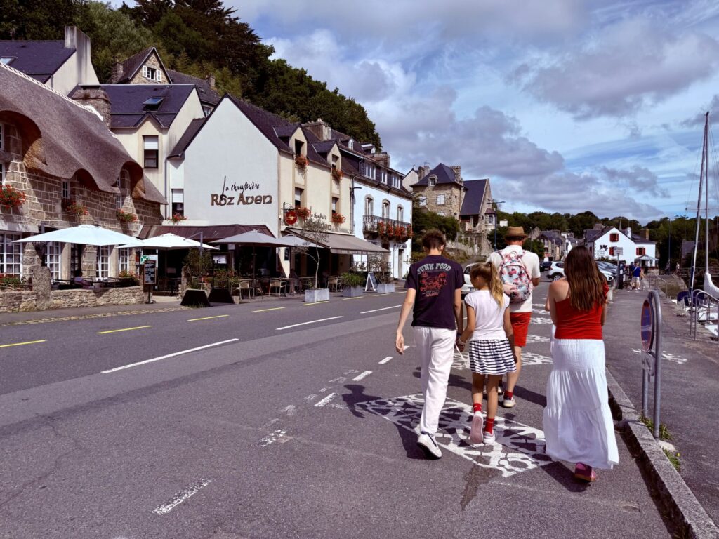 En famille à Pont-Aven
