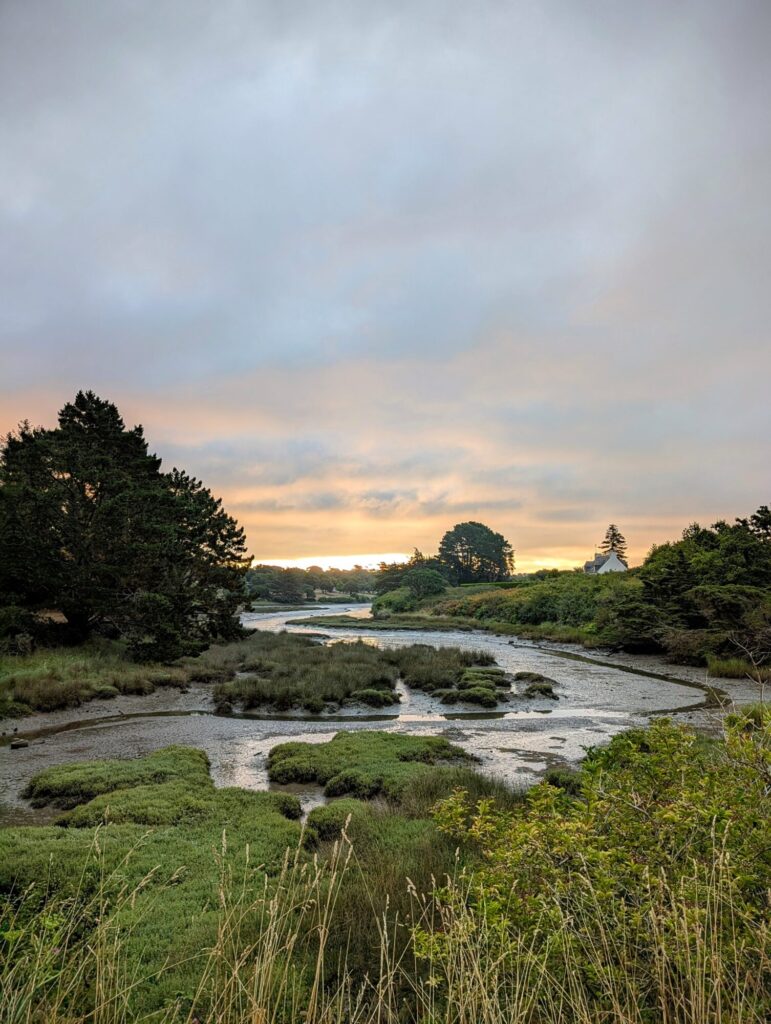 Quelques jolis coins pour courir autour du camping l'Océan Breton