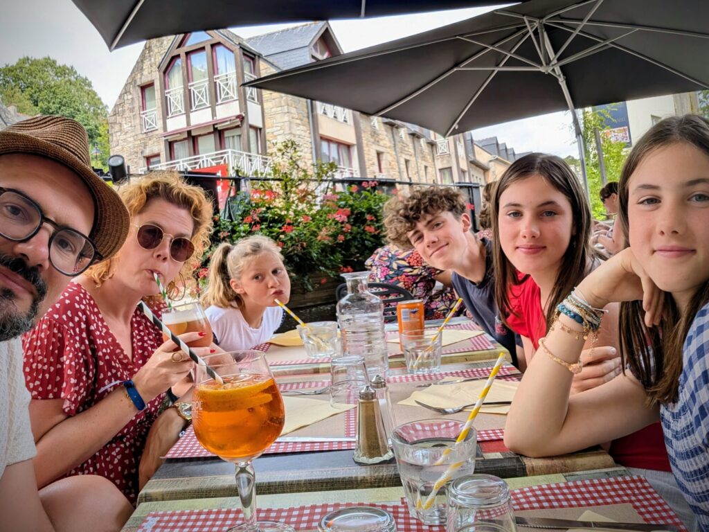 En famille à Pont-Aven