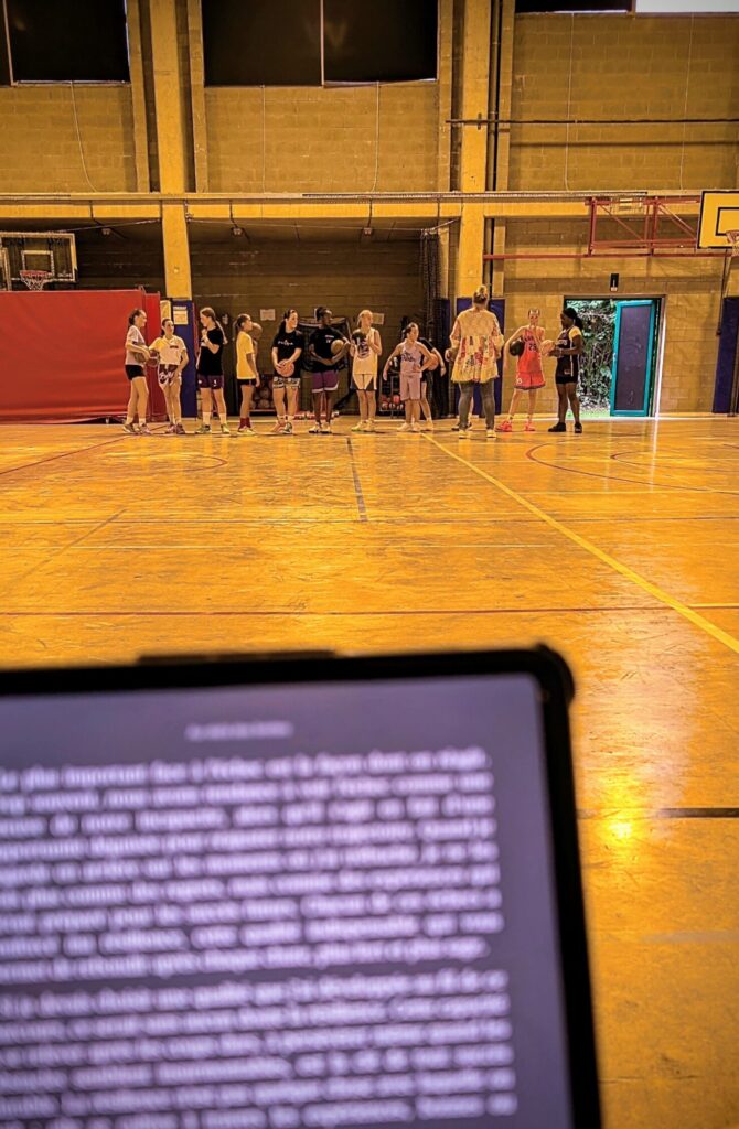 Un peu de Bruno Ritorto pendant les entrainements de Rose