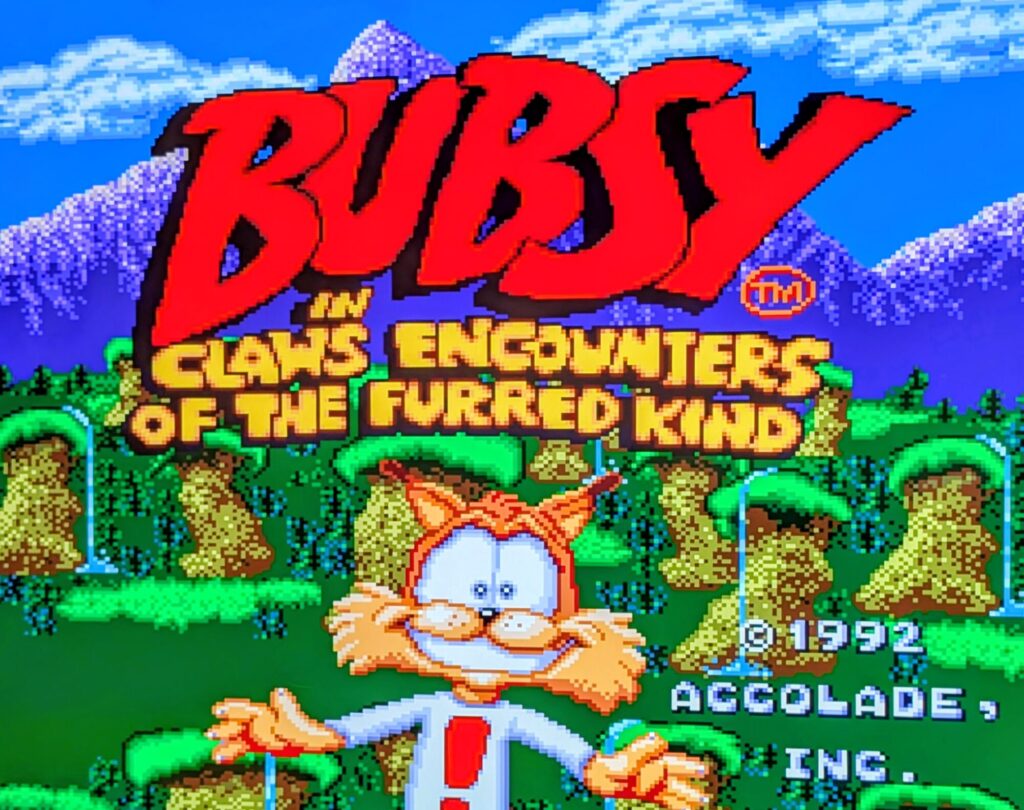 Bubsy in: Claws Encounters of the Furred Kind - SNES (Accolade, 1993)