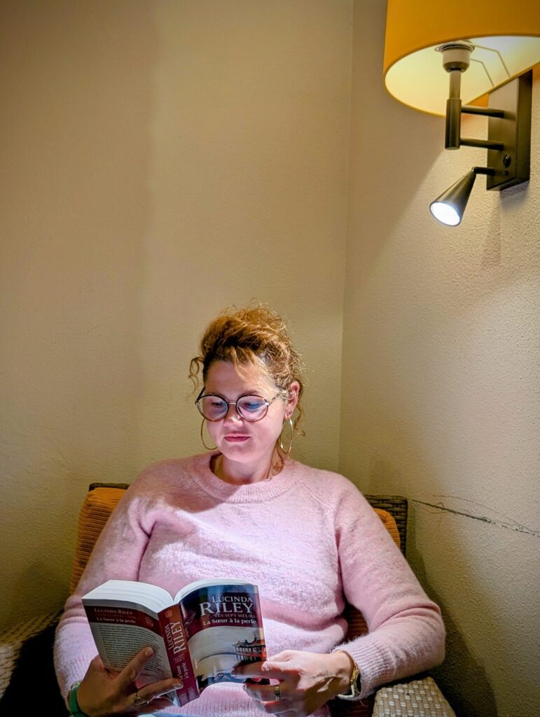 Reading book, what else !