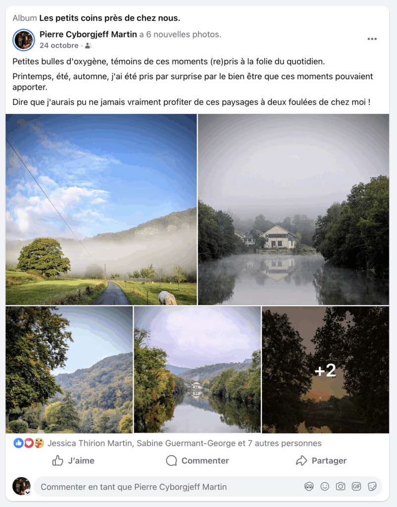 Souvenir Facebook - Mes moments autour des boucles de l'Ourthe - Octobre 2025