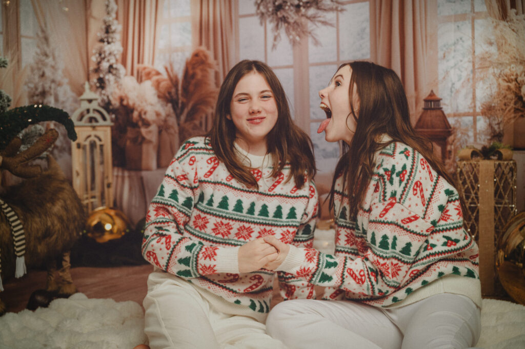 Les Martins en mode Noël au studio - ©Petite Snorkys Photography, 2025