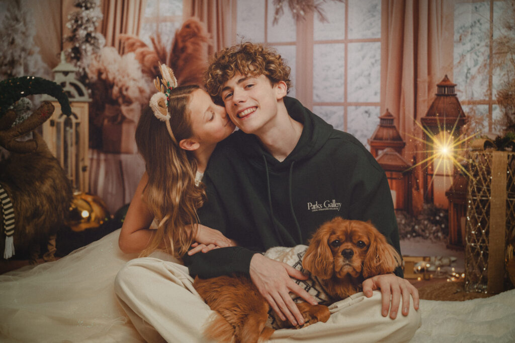 Les Martins en mode Noël au studio - ©Petite Snorkys Photography, 2025