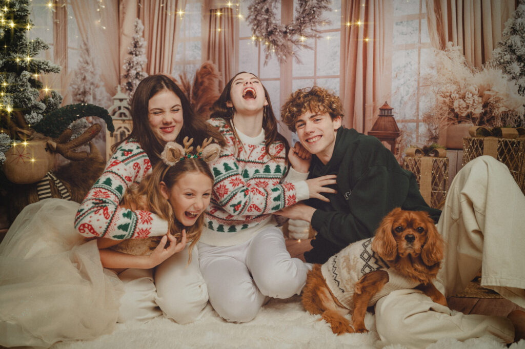 Les Martins en mode Noël au studio - ©Petite Snorkys Photography, 2025