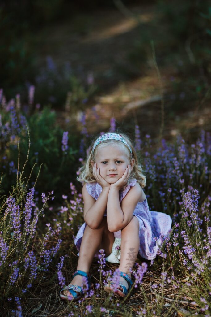 Petit shooting en famille dans les Landes avec Karen Petit. Rose 2 ans et demi. Juillet 2018