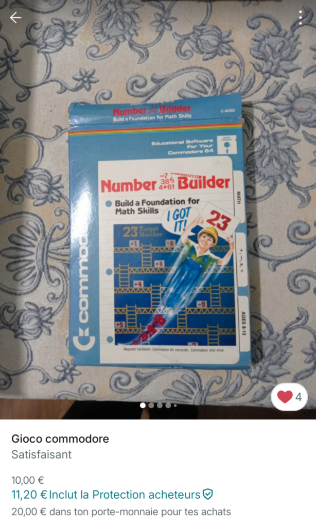 Number Buidler sur c64 vendu sur Vinted