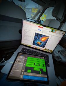 Création en mode nomade avec Garage Band