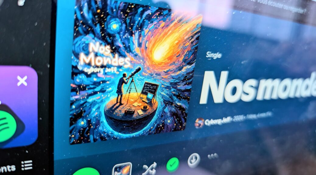 Sortie de Cyborg Jeff - Nos Mondes sur Spotify
