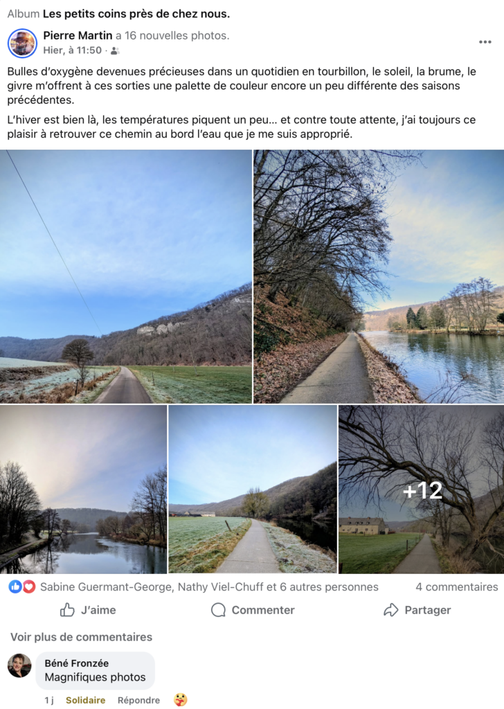 Les petits coins près de chez nous, en hiver