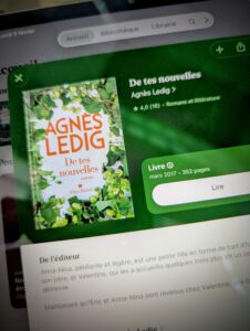 Agnès Ledig – De tes nouvelles