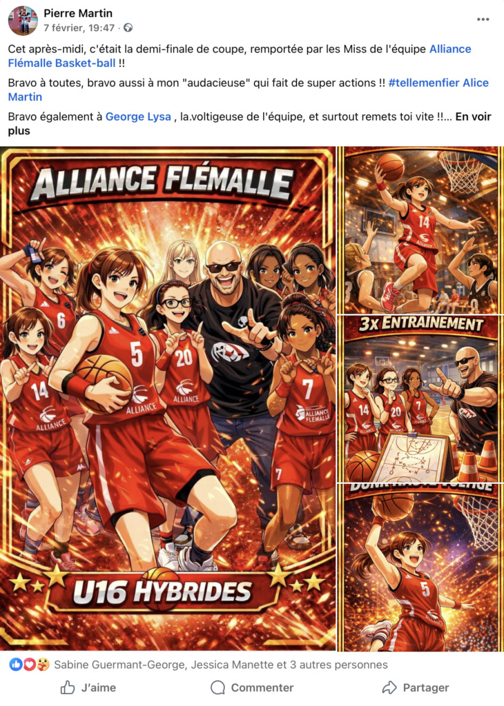 Promo pour la demi-final d'Alliance Flémalle en coupe provinciale ! Généra par ChatGPT - ©LMDC 2026