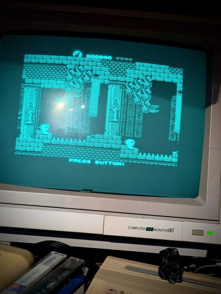 Enfin l'occasion de faire tourner sur mon Commodore 64 le titre Wolfling (Poly.Play - Lazycow)