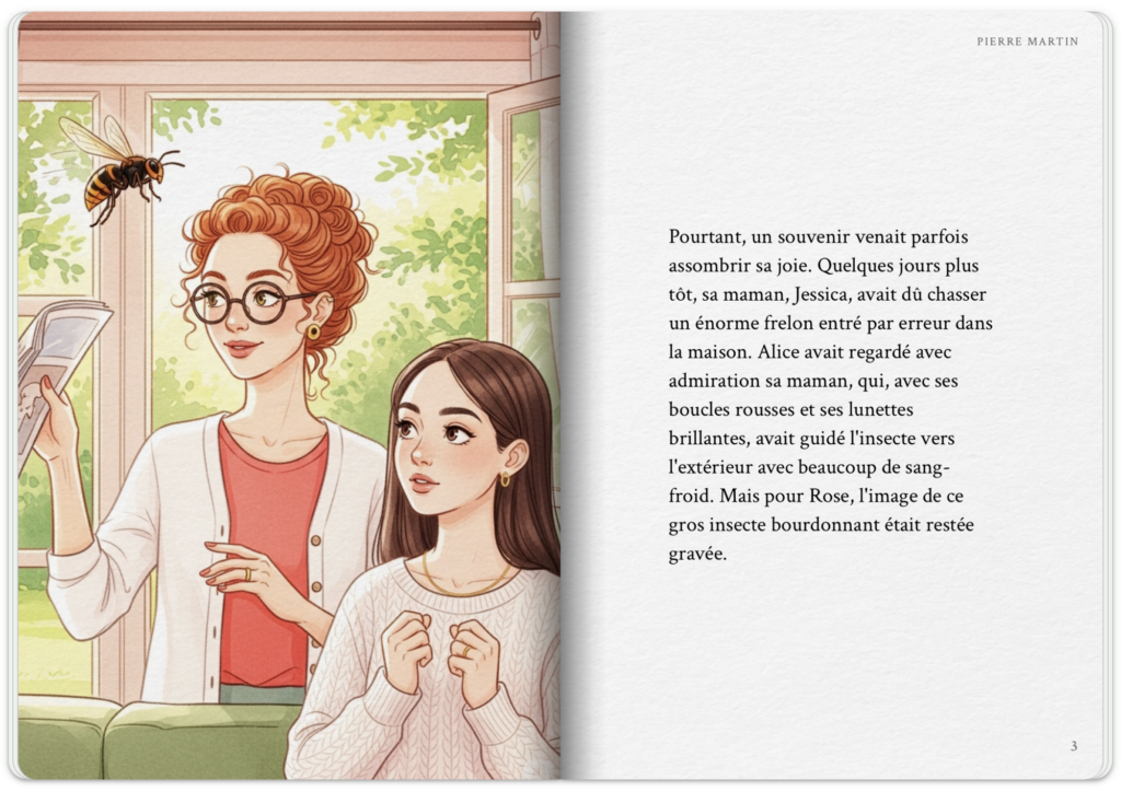 Le sanctuaire de Rose - livre pour enfant imaginé avec StoryBook Gemini - ©LMDC, 2026