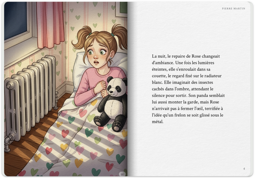Le sanctuaire de Rose - livre pour enfant imaginé avec StoryBook Gemini - ©LMDC, 2026
