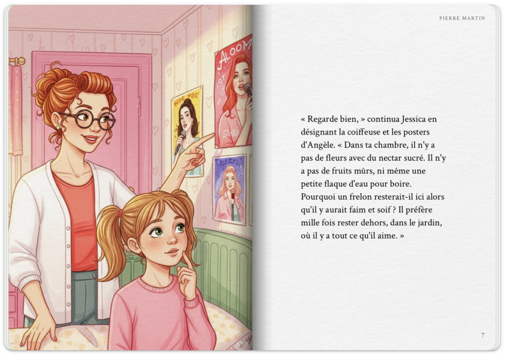 Le sanctuaire de Rose - livre pour enfant imaginé avec StoryBook Gemini - ©LMDC, 2026