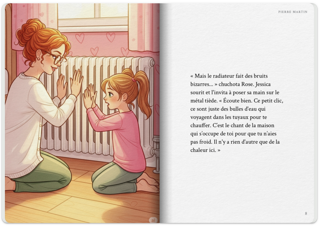 Le sanctuaire de Rose - livre pour enfant imaginé avec StoryBook Gemini - ©LMDC, 2026