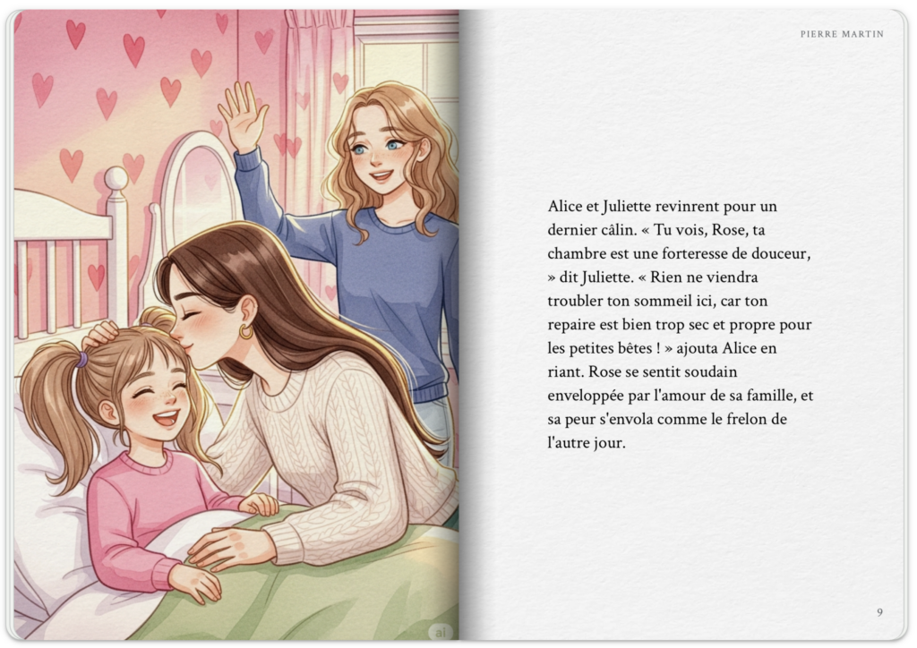 Le sanctuaire de Rose - livre pour enfant imaginé avec StoryBook Gemini - ©LMDC, 2026