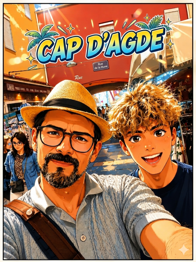 Cap d'Agde - généré par ChatGPT - ©LDMC, 2026