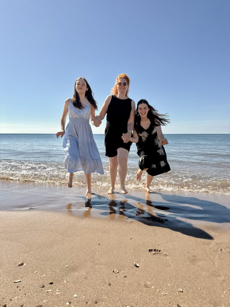 Les pieds dans l'eau