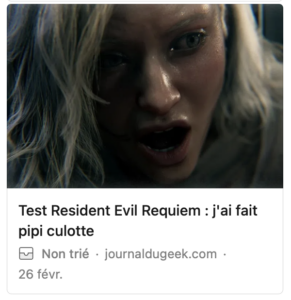 Résident Evil Requiem testé sur Journal du Geek