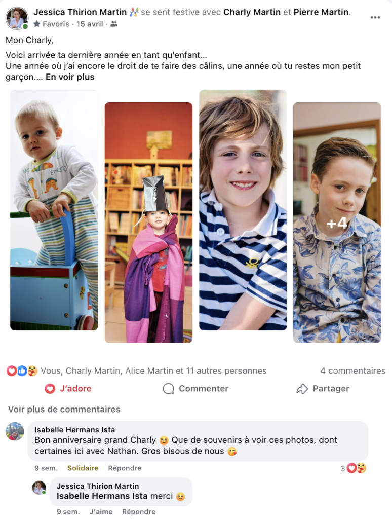 Un petit mot de maman pour tes 17 ans.