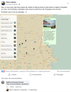 On prépare les prochaines vacances avec Padlet